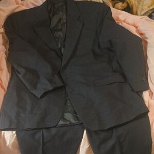 Classic Dark Gray Men's Suit